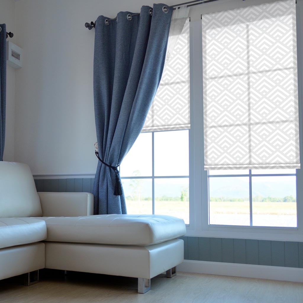 2045-2 Εμπριμέ Ρολοκουρτίνα - Roller με σχέδιο