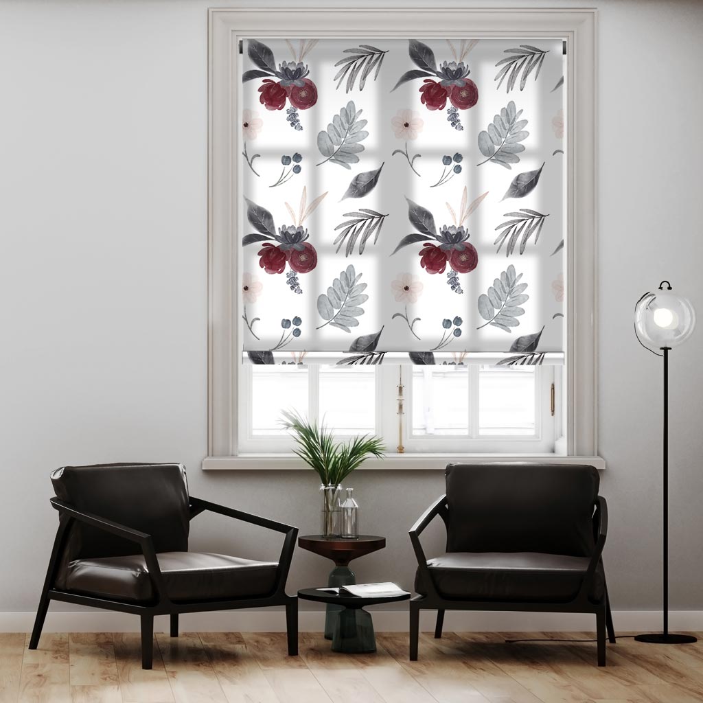 464085 Εμπριμέ Ρολοκουρτίνα - Roller με σχέδιο