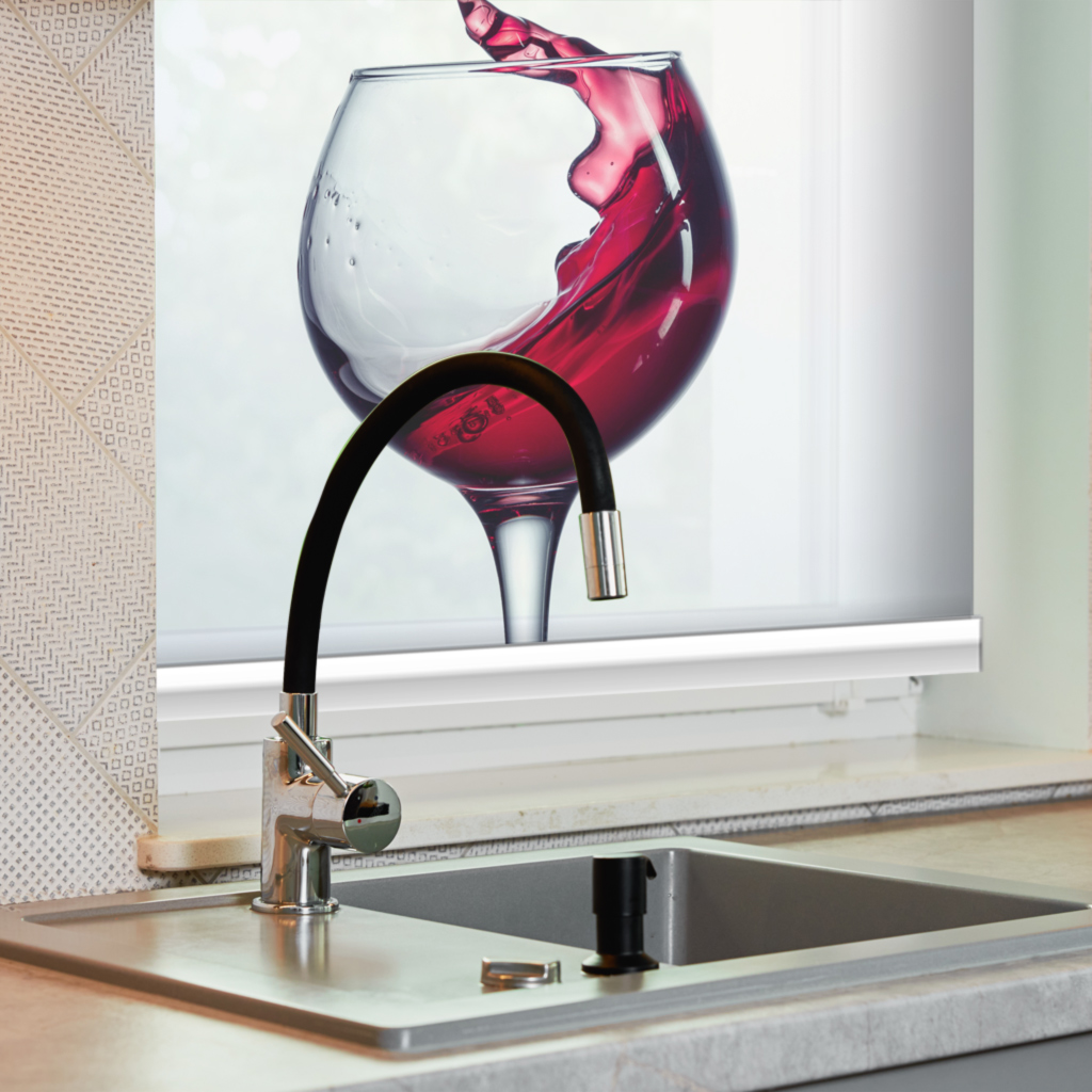 466002  Εμπριμέ Ρολοκουρτίνα - Roller με σχέδιο