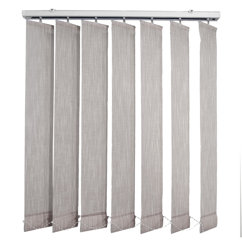 621075 Κάθετες Περσίδες -Στόρια- 127mm Ανοιχτό Σταχτί