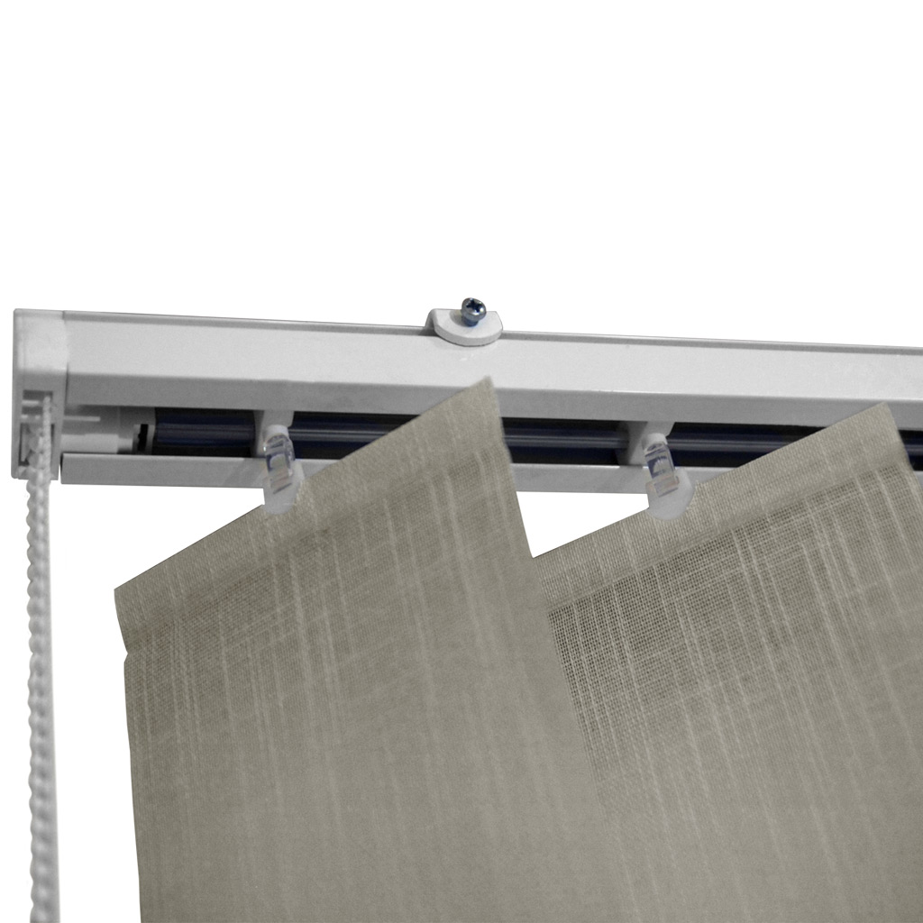 621075 Κάθετες Περσίδες -Στόρια- 127mm Ανοιχτό Σταχτί