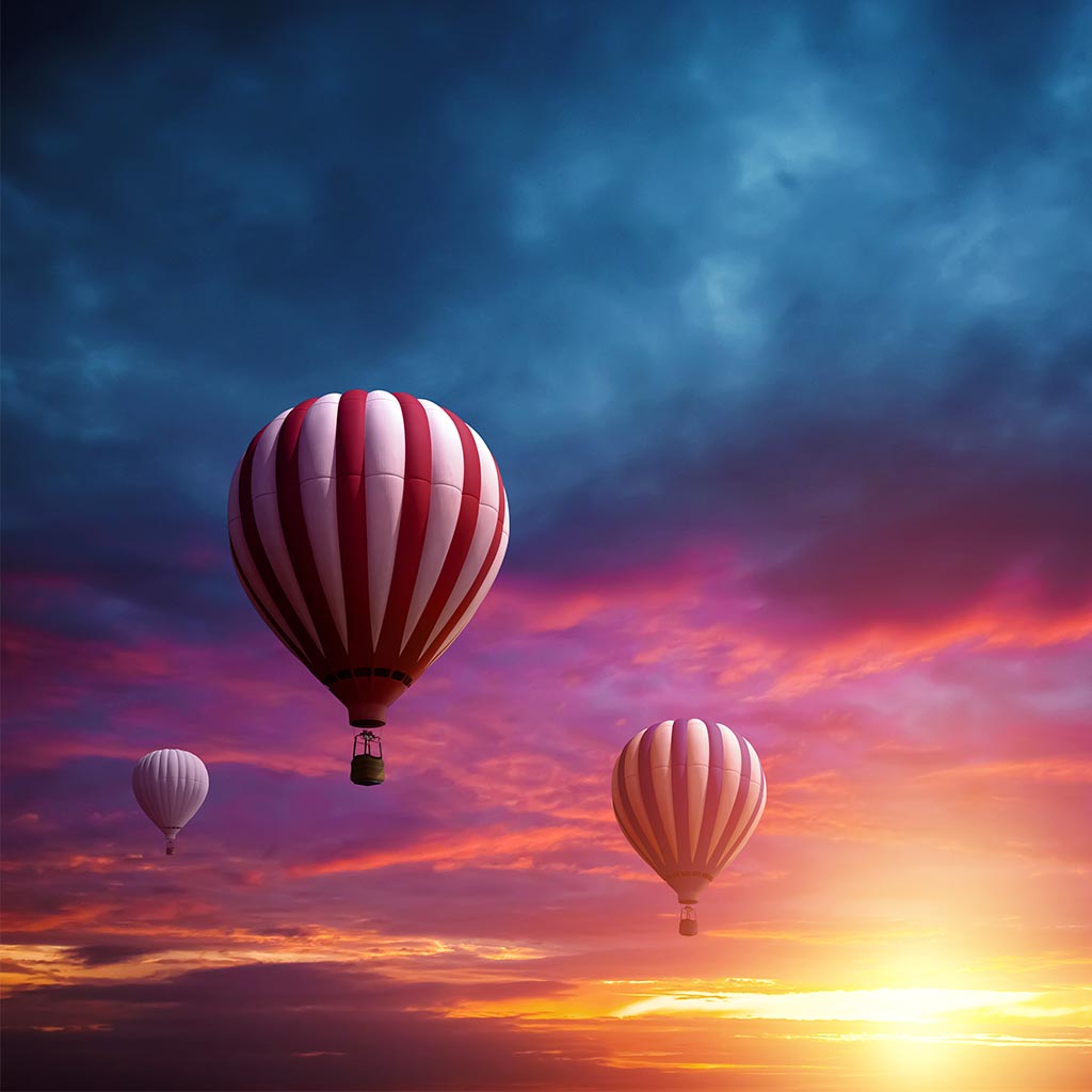 585032 Ρολοκουρτίνα  -Ρόλερ- Με Ψηφιακή Εκτύπωση Αερόστατα