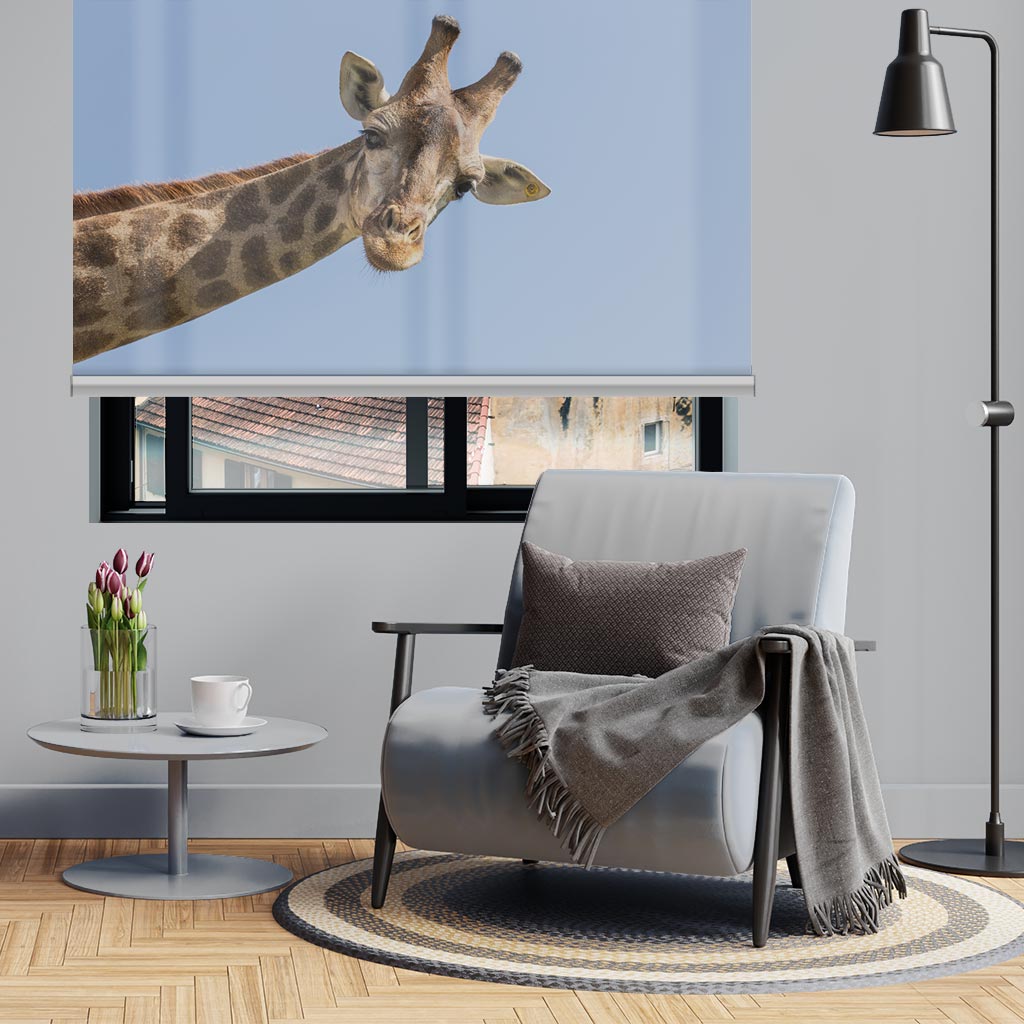 585073 Ρολοκουρτίνα  -Ρόλερ- Με Ψηφιακή Εκτύπωση Καμηλοπάρδαλη