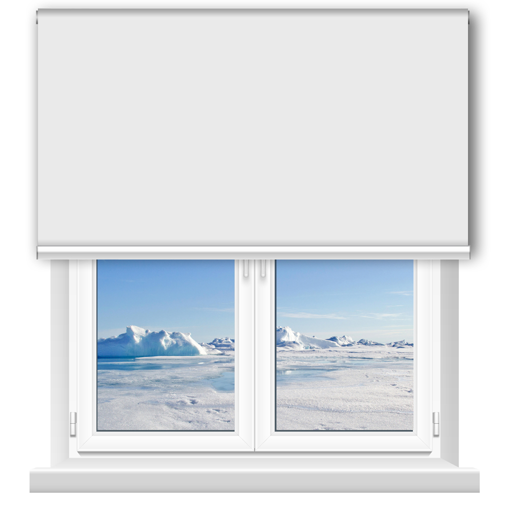 514003 Μονόχρωμες Ρολοκουρτινες  -Ρόλερ- Συσκότισης Πάγος
