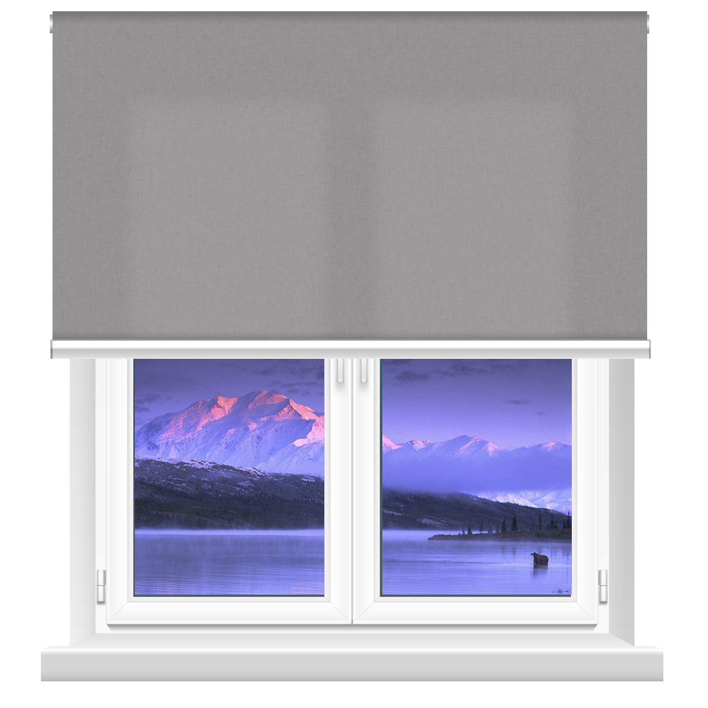 579002 Ρολοκουρτίνες Μονόχρωμες  -Ρόλερ- Μεσσαίο Γκρι