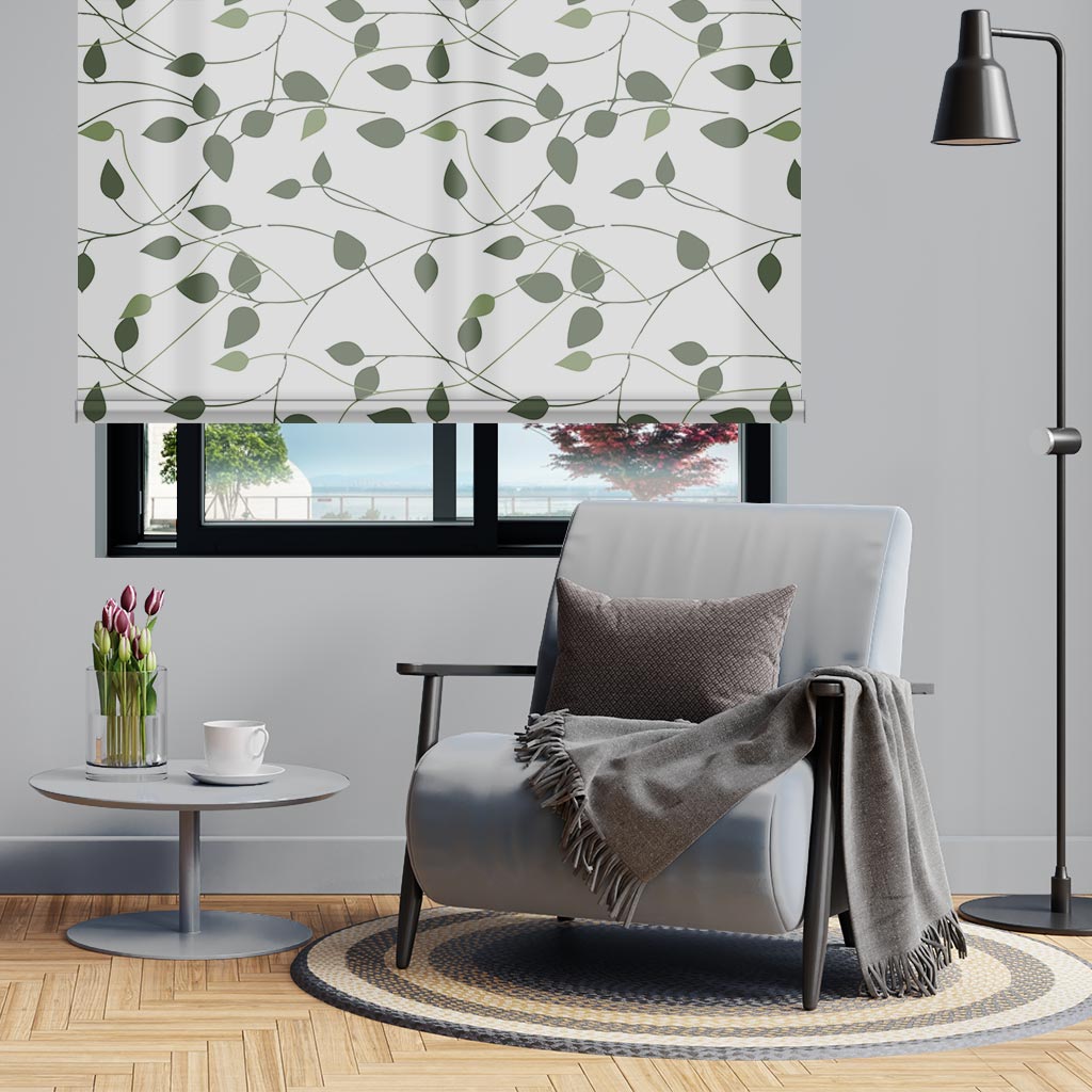 2035-2 Εμπριμέ Ρολοκουρτίνα - Roller με σχέδιο