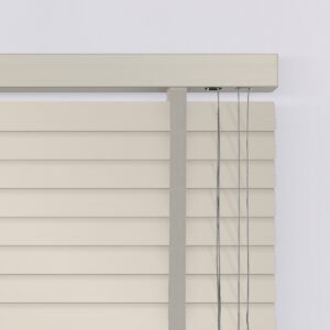 805602 Ξύλινες Περσίδες-Στόρια-50mm-Ζαχαρί Από Φυσικό Ξύλο