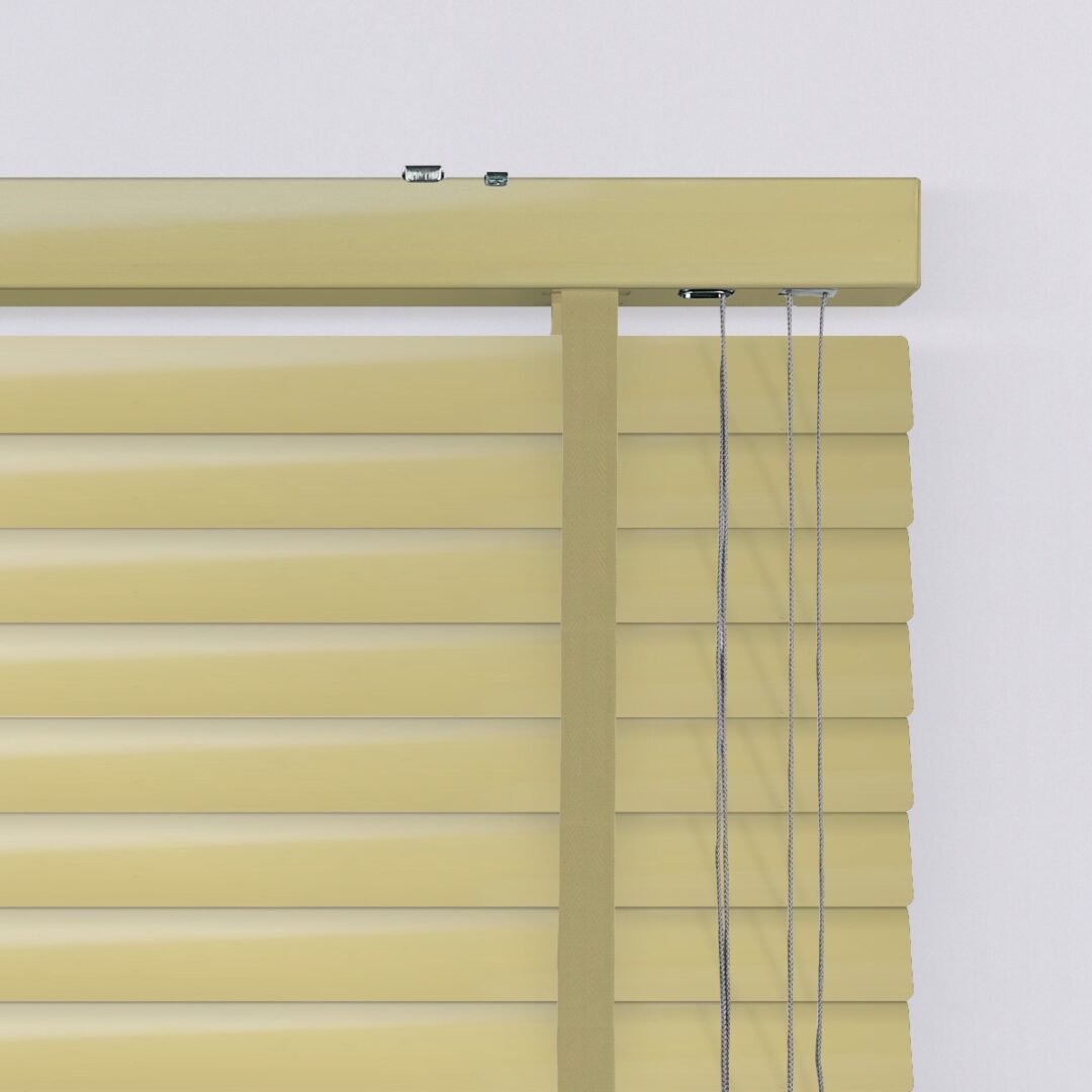 825004 Περσίδες Αλουμινίου -Στόρια-50mm-Μονόχρωμες Ανοιχτό Κίτρινο