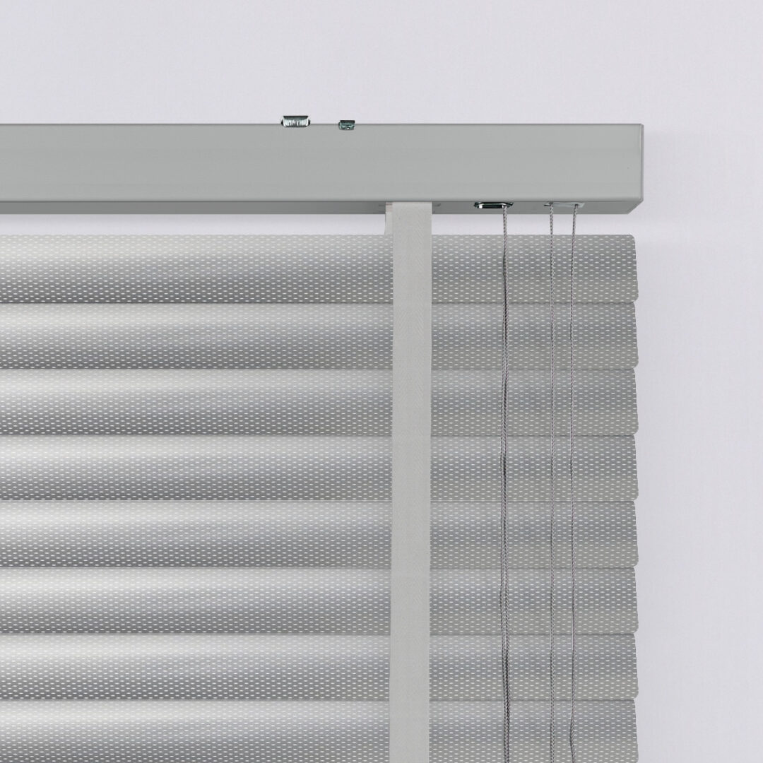 825114 Περσίδες Αλουμινίου-Στόρια-50mm-Διάτρητες Ασημί