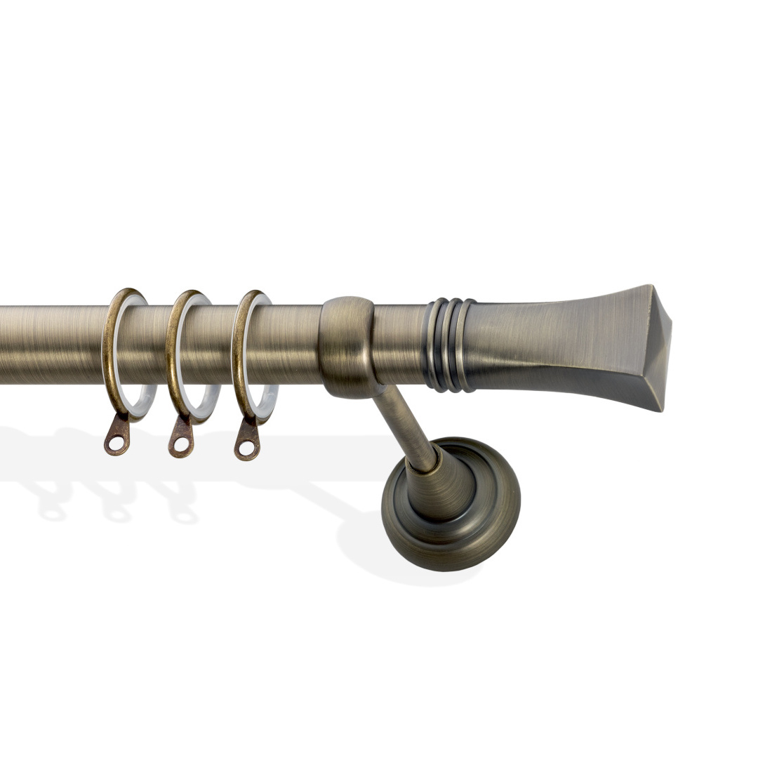 58033 Μεταλλικό Κοντάρι Κουρτίνας Μπρονζέ