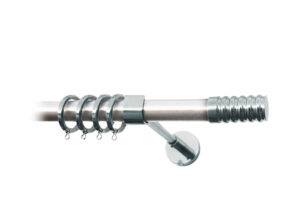 35863-1 Μεταλλικό Κοντάρι Κουρτίνας Χρώμιο