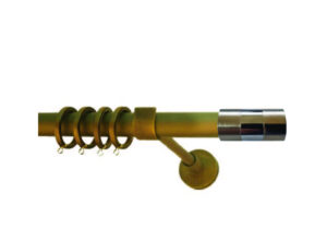 35866-2 Μεταλλικό Κοντάρι Κουρτίνας Μπρονζέ