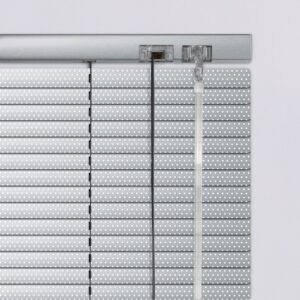 847056 Περσίδες Αλουμινίου-Στόρια-16mm-Ασημί διάτρητο