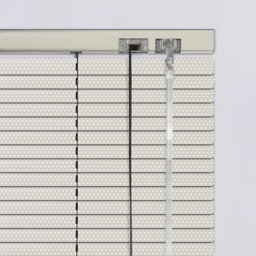 847374 Περσίδες Αλουμινίου-Στόρια-16mm-Μπεζ διάτρητο