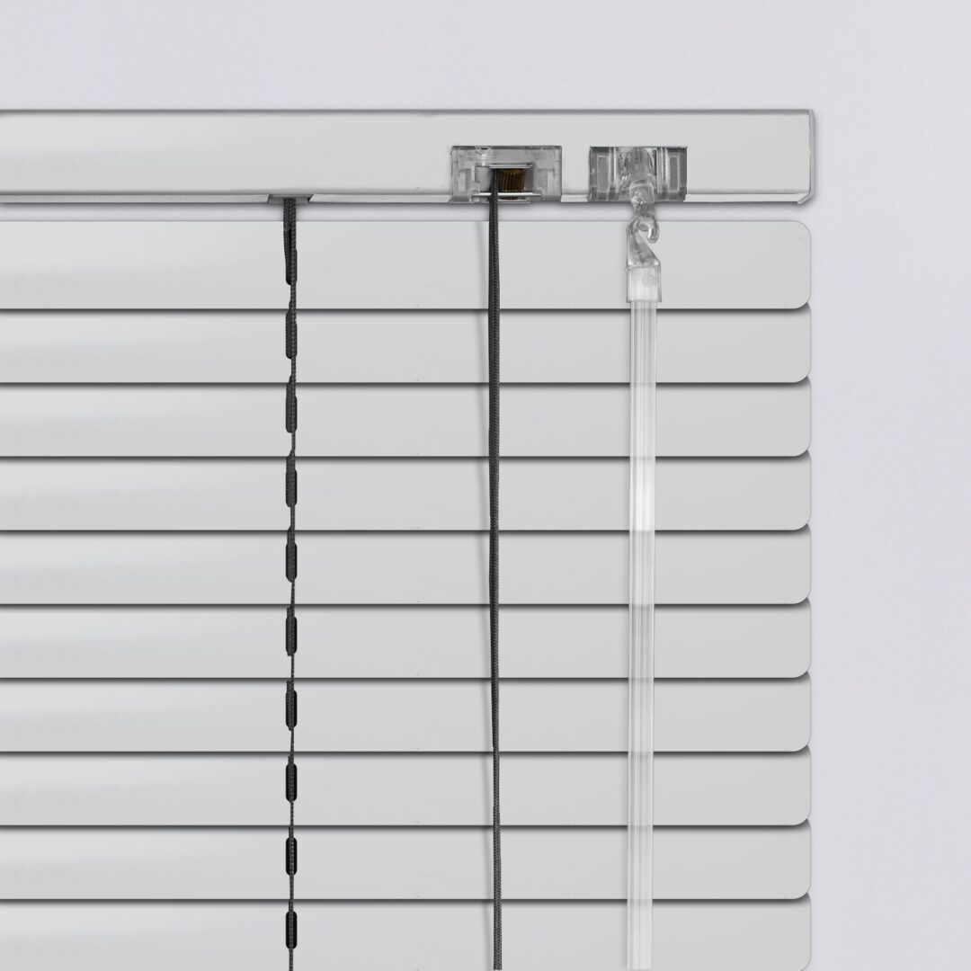 836001 Περσίδες Αλουμινίου-Στόρια-25mm-Γυαλιστερό  Λευκό