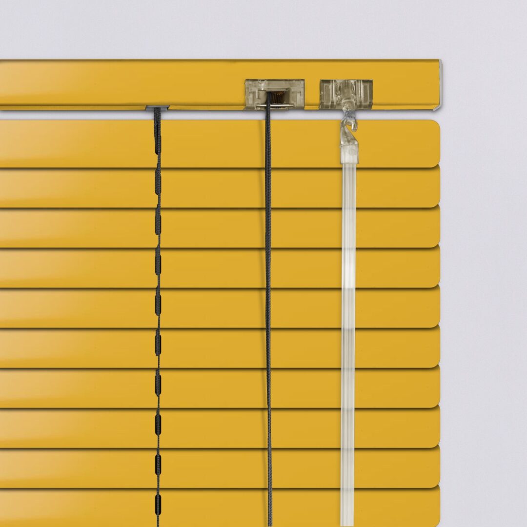 836032 Περσίδες Αλουμινίου-Στόρια-25mm-Κίτρινο-Ώχρα