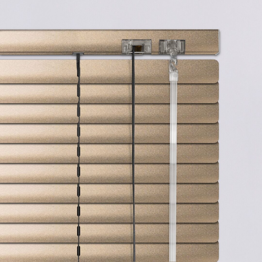 836050 Περσίδες Αλουμινίου-Στόρια-25mm-Χρυσό