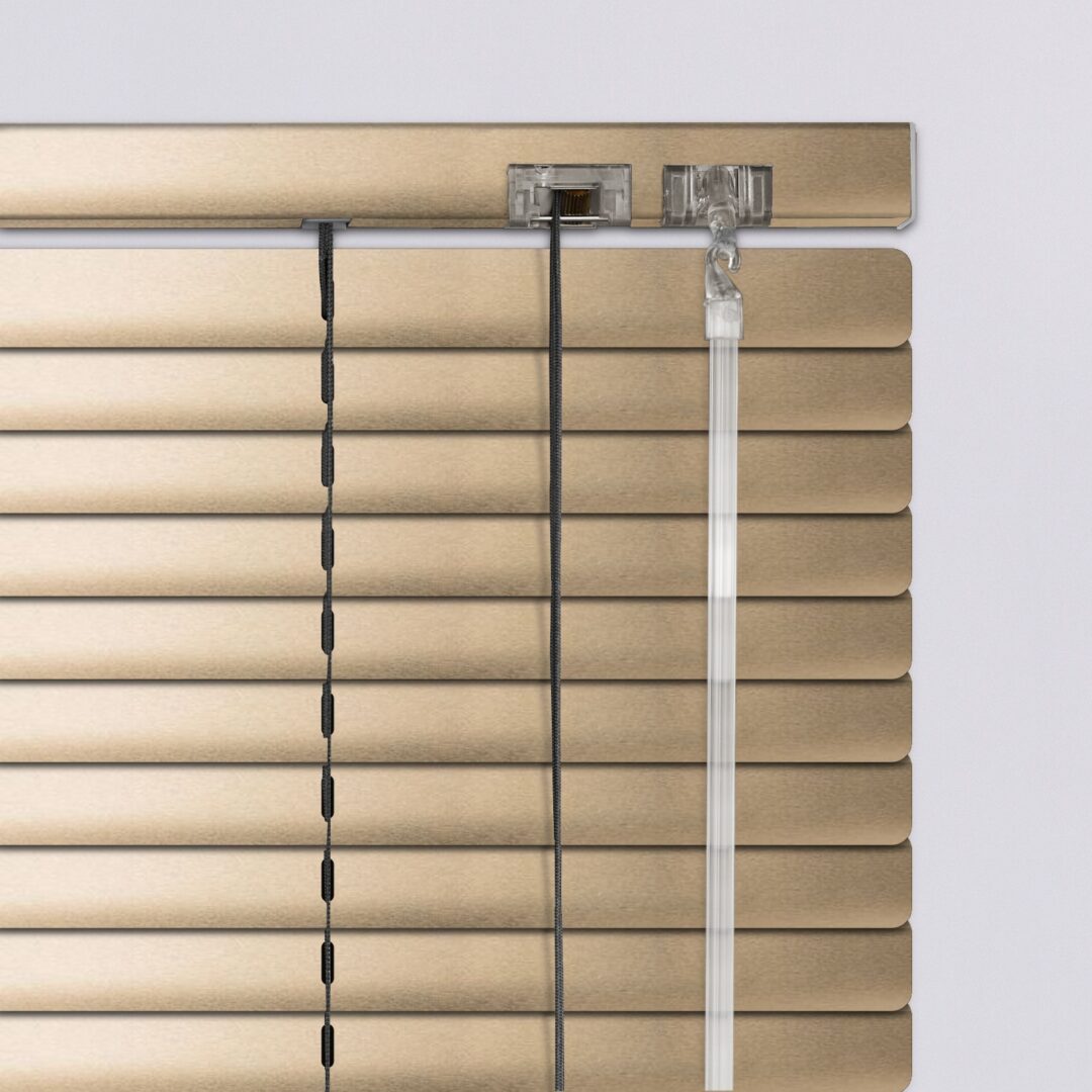 836052 Περσίδες Αλουμινίου-Στόρια-25mm-Χρυσό