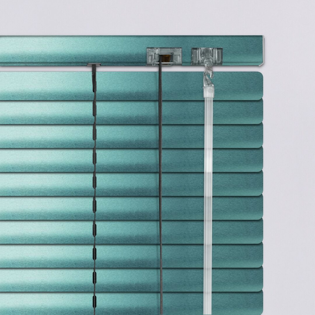 836264 Περσίδες Αλουμινίου-Στόρια-25mm-Γυαλιστερό  Τιρκουάζ