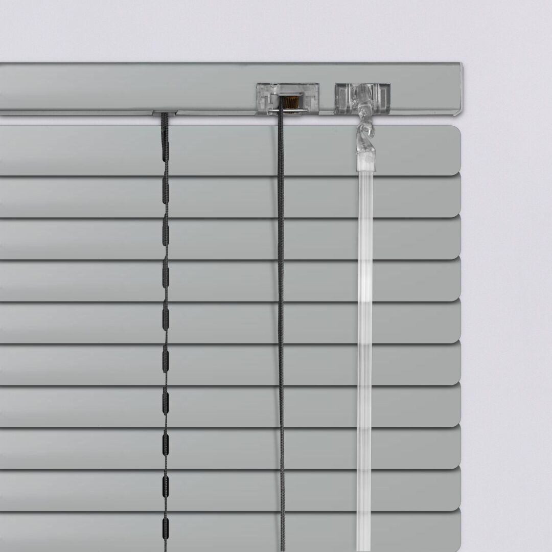 836360 Περσίδες Αλουμινίου-Στόρια-25mm-Ανοιχτό Γκρι