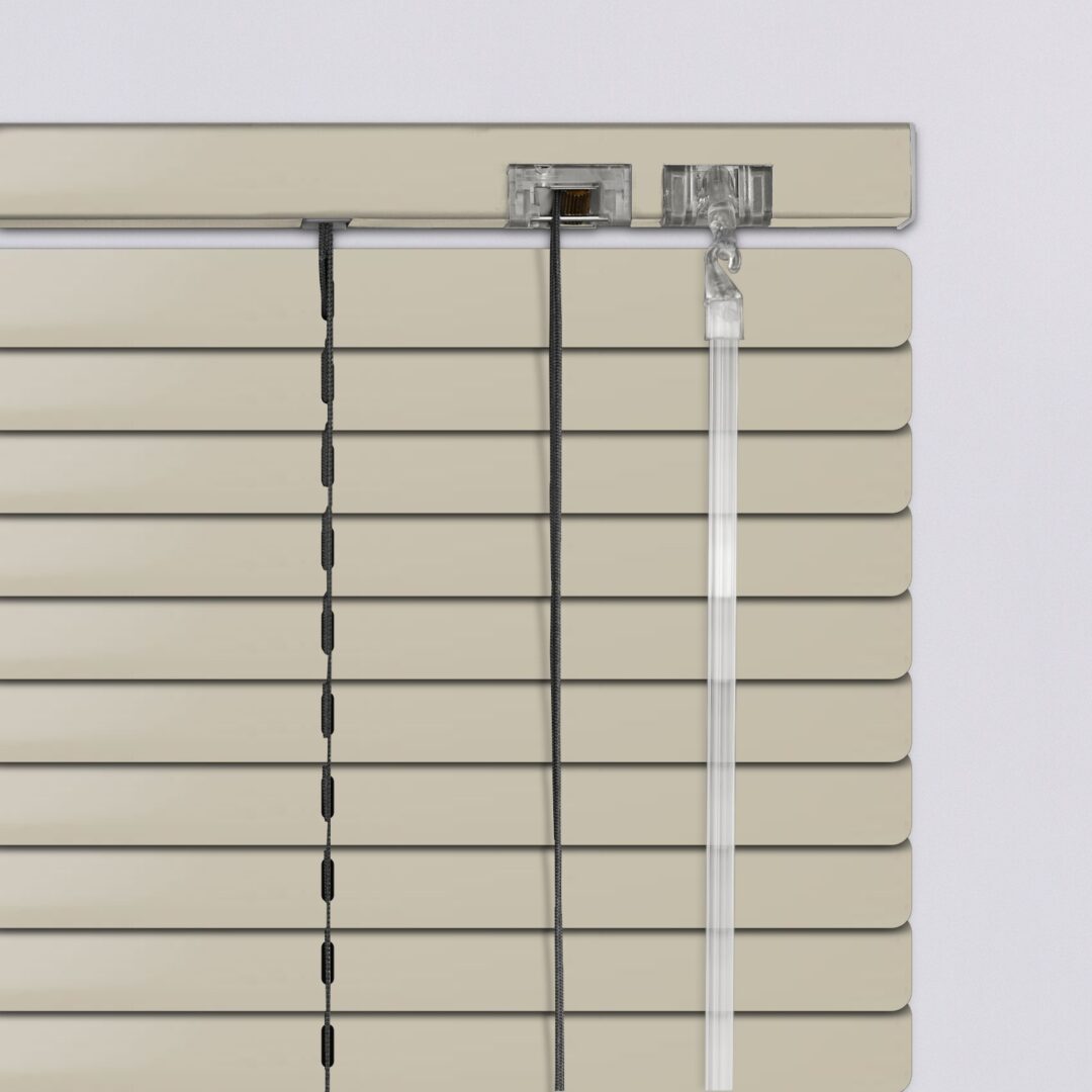 836374 Περσίδες Αλουμινίου-Στόρια-25mm-Μπεζ  γυαλιστερό