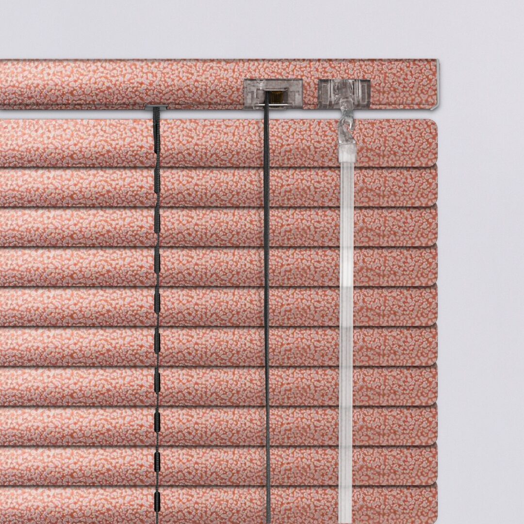 837009 Περσίδες Αλουμινίου-Στόρια-25mm-Σαγρέ-Κόκκινο