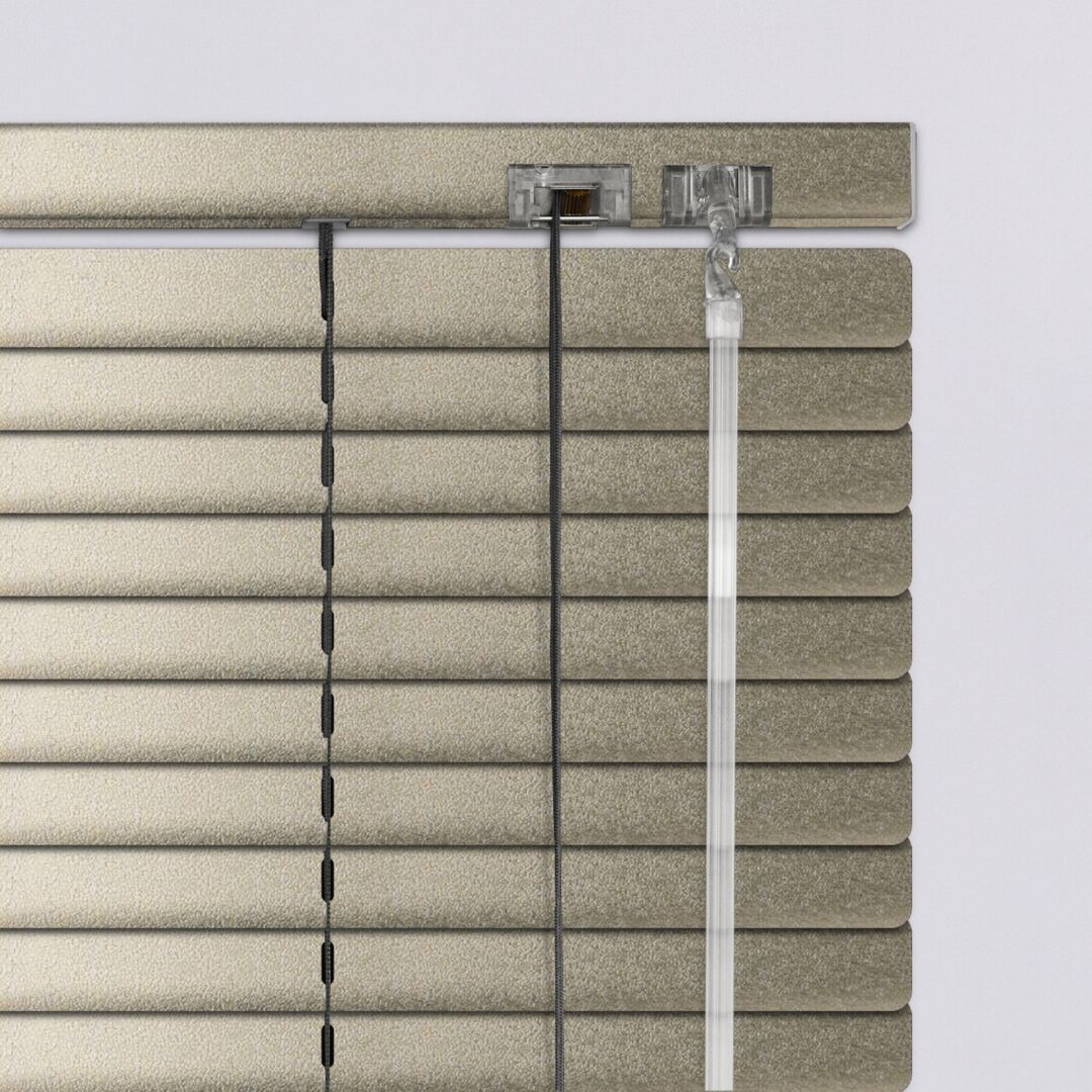 837010 Περσίδες Αλουμινίου-Στόρια-25mm-Σαγρέ-Λαδί Σκούρο