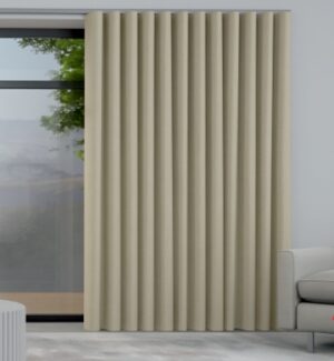 Κουρτίνα Blackout Wave 140x260 - Μπεζ