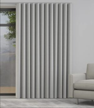 Κουρτίνα Blackout Wave 140x260 - Γκρι